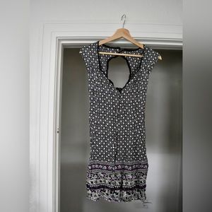 Corset Back Button Up Dress w/ Sweetheart Neckline